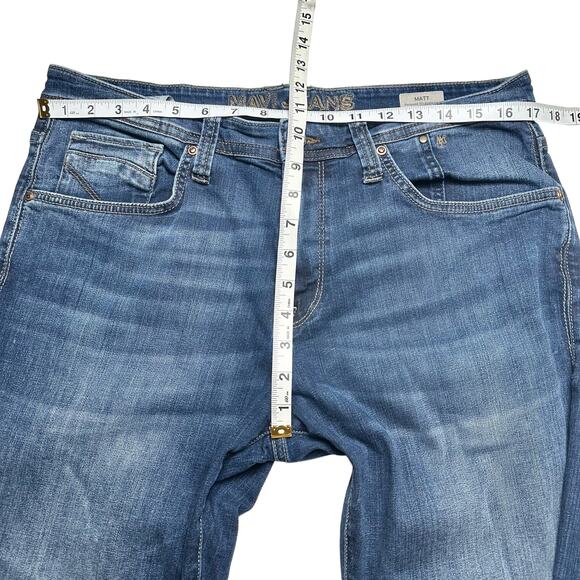 Mavi | Men | Matt Relaxed Mid Rise Straight Leg Jeans | Size 32x32 - Picture 4 of 14